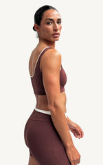 TOP REGATA DUO BROWNIE E OFF WHITE