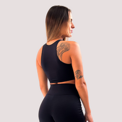 TOP CROPPED PRETO