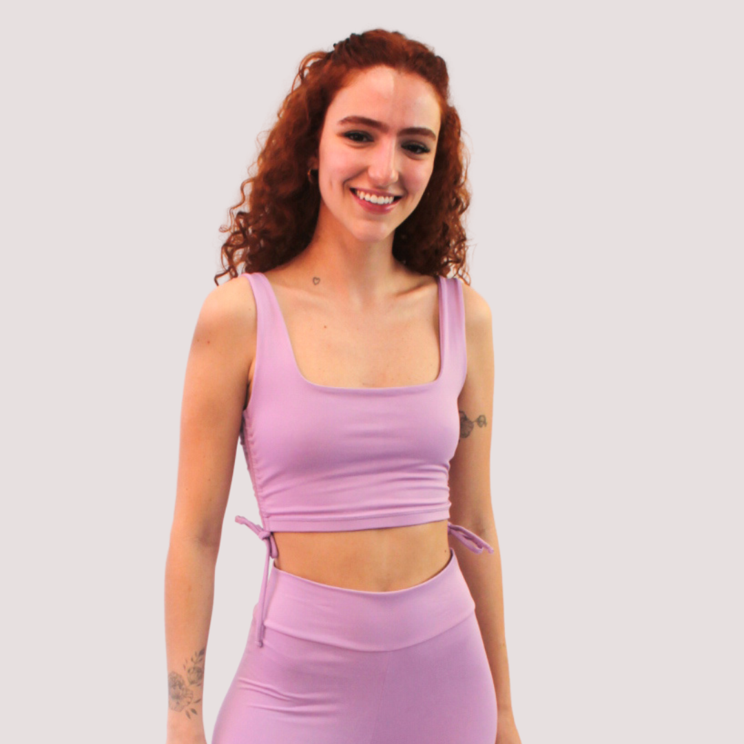 TOP FRANZIDO LILÁS