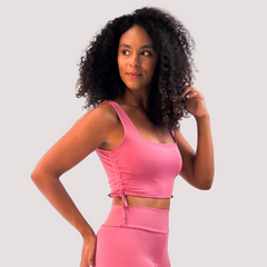 TOP FRANZIDO ROSE