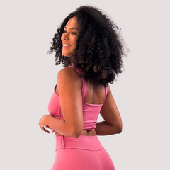 TOP FRANZIDO ROSE